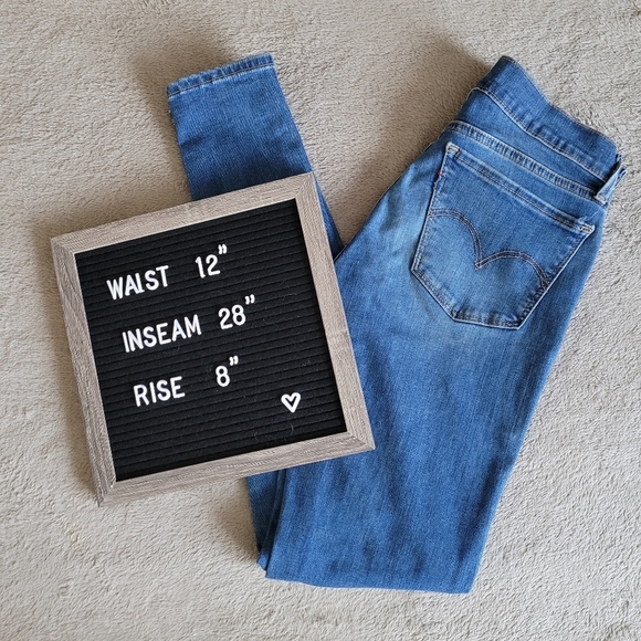 Levi's 710 Super Skinny jeans size 26​ - Picture 7 of 12